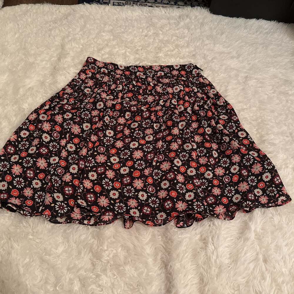 KATE SPADE New York Baja Bound Pleated Mini Casa Flora‎ Floral Skirt Size 4